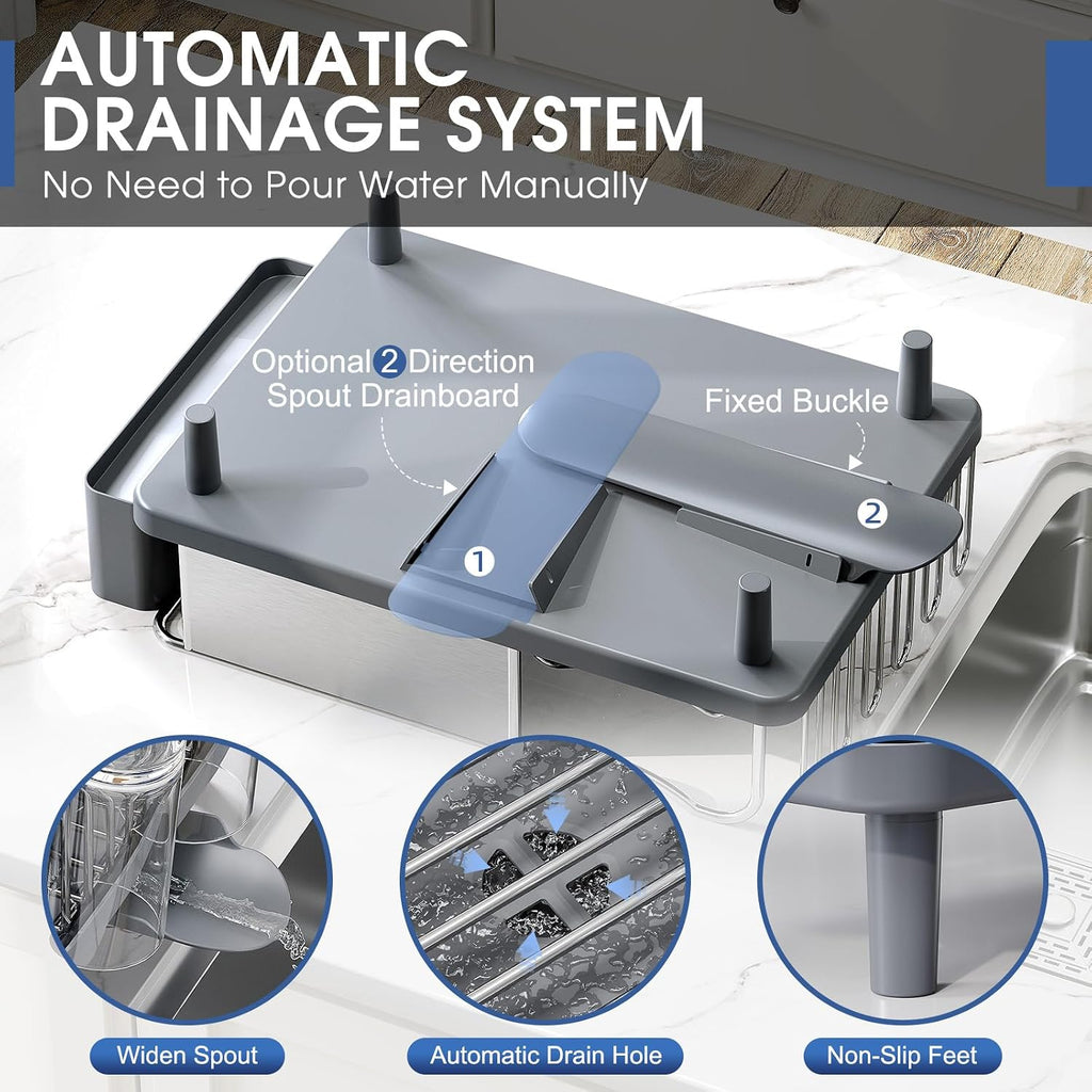 Stainless Steel Kitchen Dish Drying Rack