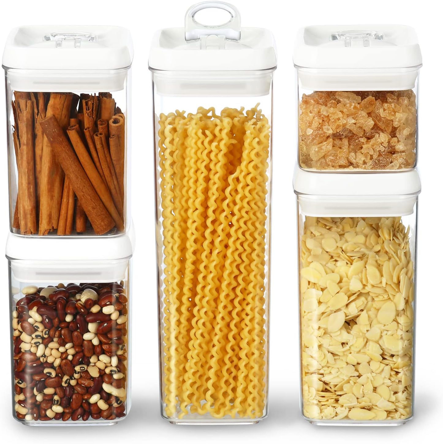 Airtight Acrylic Kitchen Canister Set