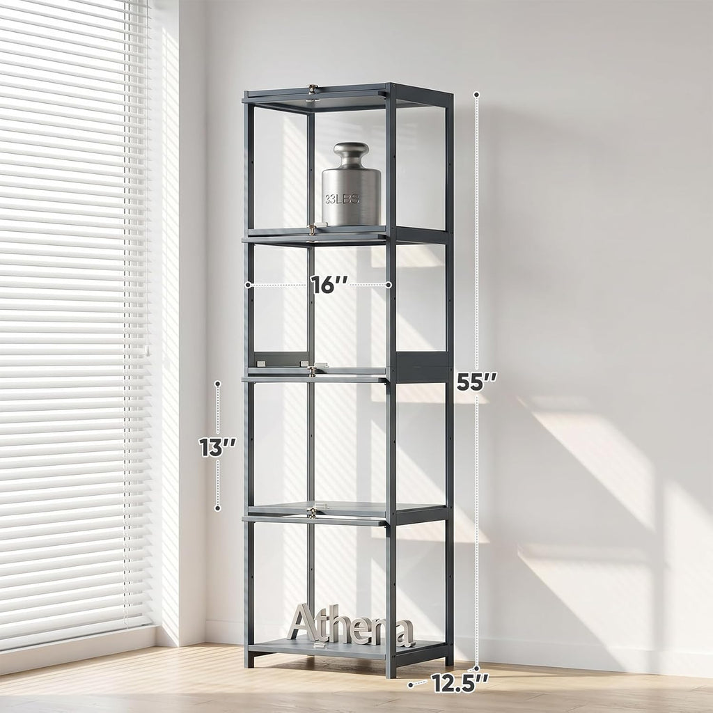 4‑Tier Acrylic Display Storage Cabinet