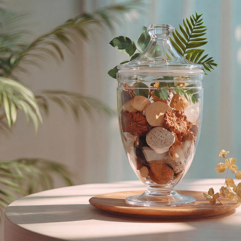 Decorative Plastic Candy Jars Set