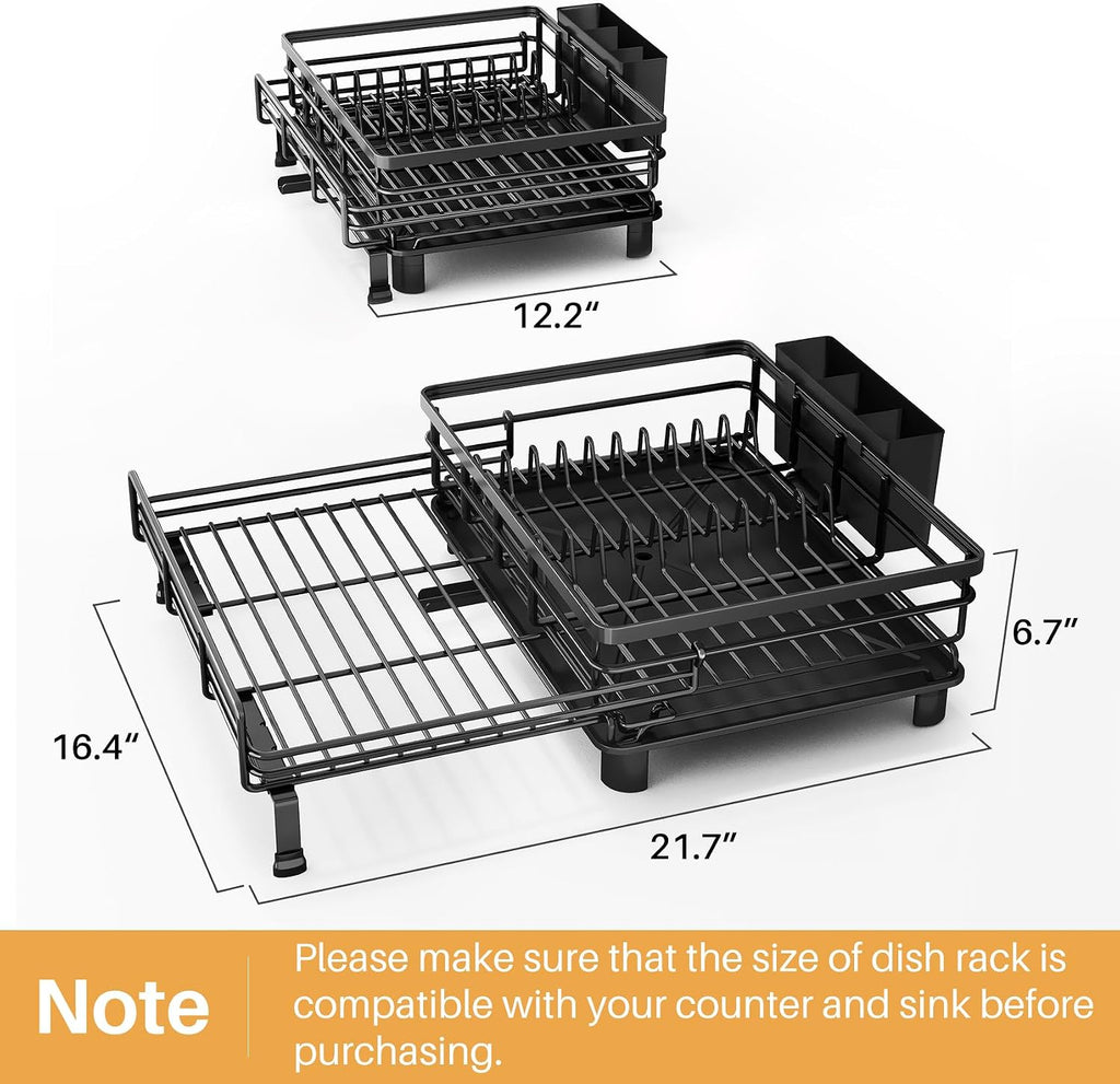 Stainless Steel Expandable Dish Drying Rack