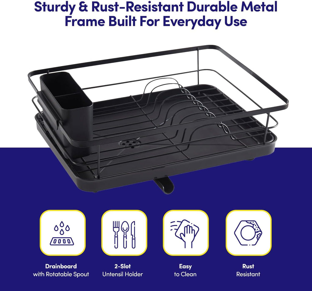 Kitchen Dish Drainer Rack Accessory Set