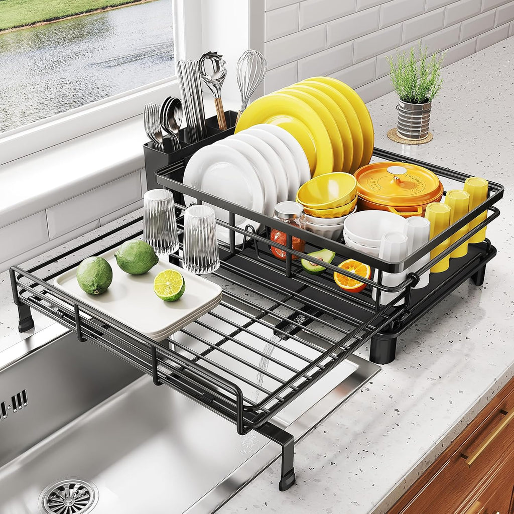 Stainless Steel Expandable Dish Drying Rack