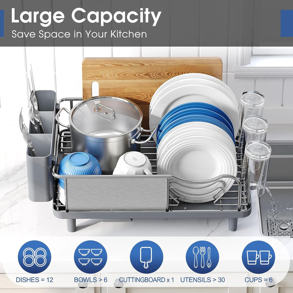 Stainless Steel Kitchen Dish Drying Rack