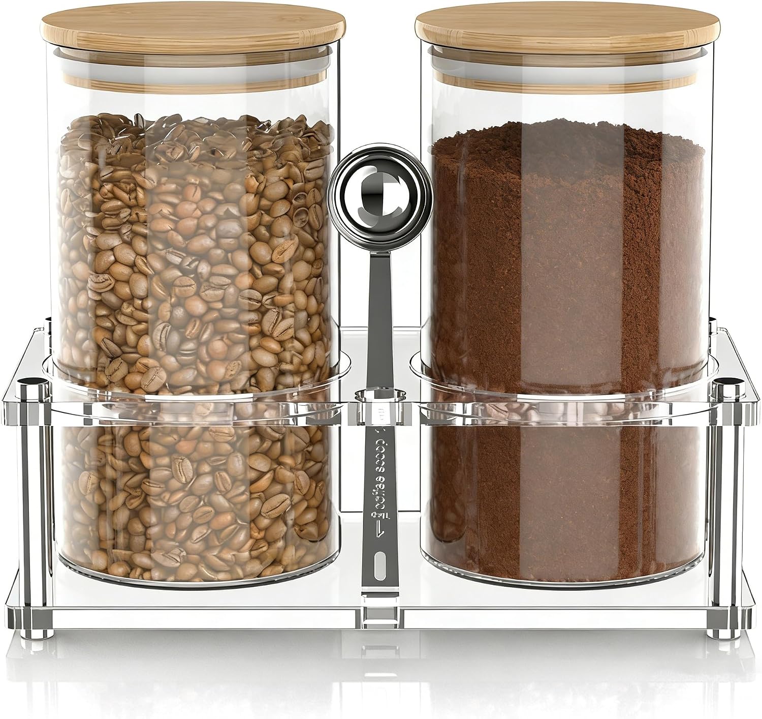 Airtight Acrylic Kitchen Canister Set