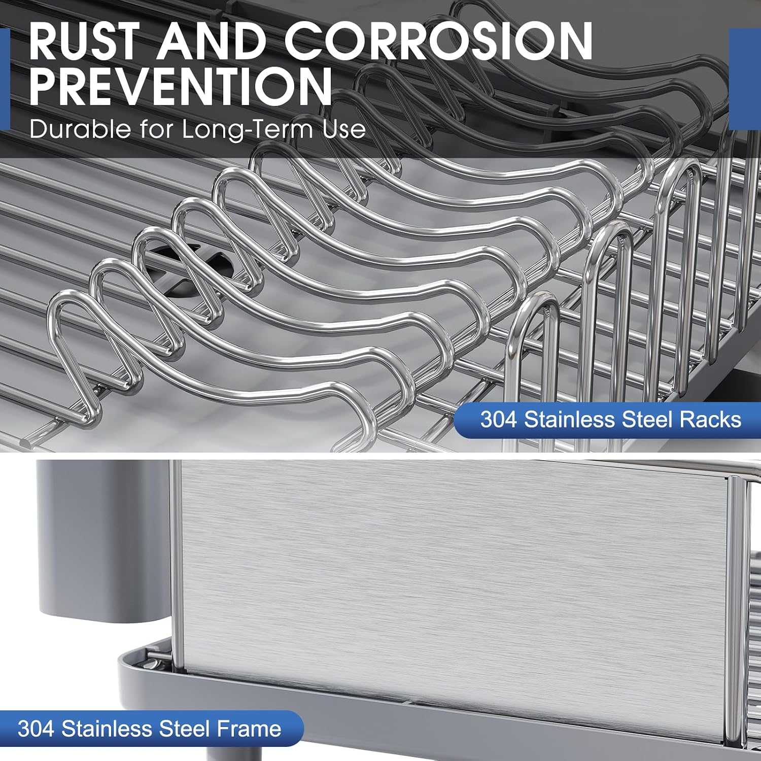 Stainless Steel Kitchen Dish Drying Rack