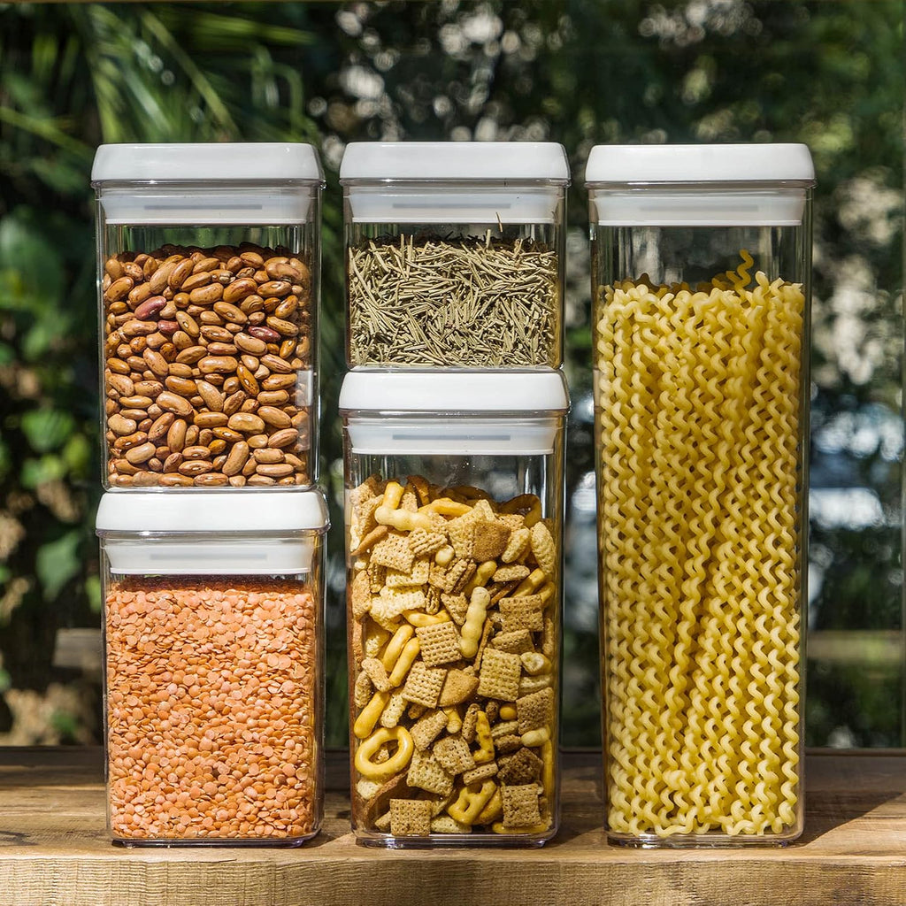 Airtight Acrylic Kitchen Canister Set