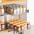 Pull‑Out Kitchen Cabinet Spice Organizer
